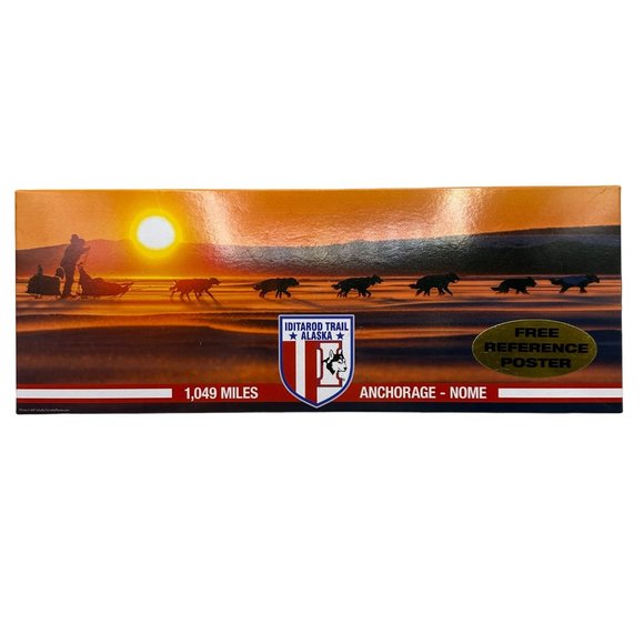 Iditarod Trail Alaska Anchorage Nome Over 1000 Piece Puzzle Panoramic 14x39 - Picture 1 of 8